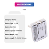 Wholesale Medical Syringe Pump Battery 7.2V 1700mAh Lithium Ion 130-050X Replacement Battery for BodyGuard 323 Syringe Pump
