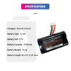 OEM 3.7V 5200mAh Lithium-ion Handheld Mobile Barcode Scanner Rechargeable PDA HBL9100 Battery for UROVO i9100