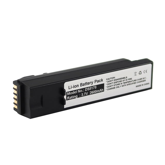 Lithium Ion Replacement 3.7V 2400mAh BTRY-DS81EAB0E-00 Battery for Zebra DS8100 DS8170 DS8178 Barcode Scanner
