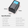 14.4V 21000mAh Li-ion BP-300W BP-190WS BP-95WS Mount V Lock Battery with LED Indicators for Camcorder Broadcast Video Camera