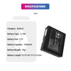 Medical 3.7V 1800mAh High Quality Lithium Ion Replacement Battery M05-010004-08 LI11S001A 115-018018-00 115-018019-00 for PM-60