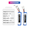 3.7v 3400mah 2600mah Replacement Lithium Ion BPK260-002-01-A Vx675 POS Terminal Batteries For Verifone VX675 VX690 C680 Pos Machine