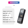 3.8V 2600mAh Li-ion Rechargeable Lithium Ion HBLU2 ACC-HBLU2-2600 Mobile Terminal PDA Battery for Urovo U2 Barcode Scanner