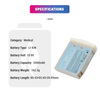 10.8V 2600mAh Lithium ion Replacement li ion M4607A 989803148701 Vital Signs Monitor Medical Battery for MP2 X2 M3002A M8102A