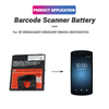 Replacement Barcode Scanning Collector Battery For Zebra EC50 EC55 BT-000424 BT-000424-00 BTRY-EC5X-ST1-01