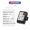 Barcode Scanner Battery 1200mAh 8.88Wh 7.40V Li-ion Black Battery for Zebra EZ320 Fits Zebra P1026078