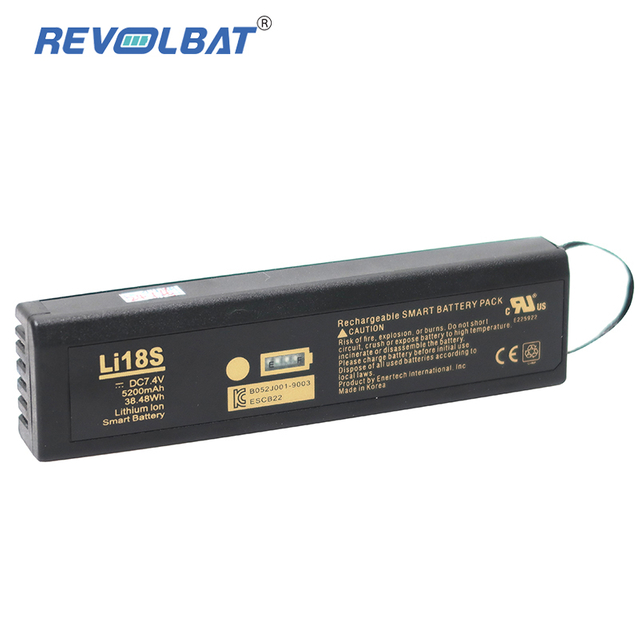 Li18S Li18S-5200 Li-ion 7.4V 5200mAh Replacement Lithium Ion Battery Medical Digital Power Meter Batteries for Bird 5000XT 5000-XT 5A5001-1 