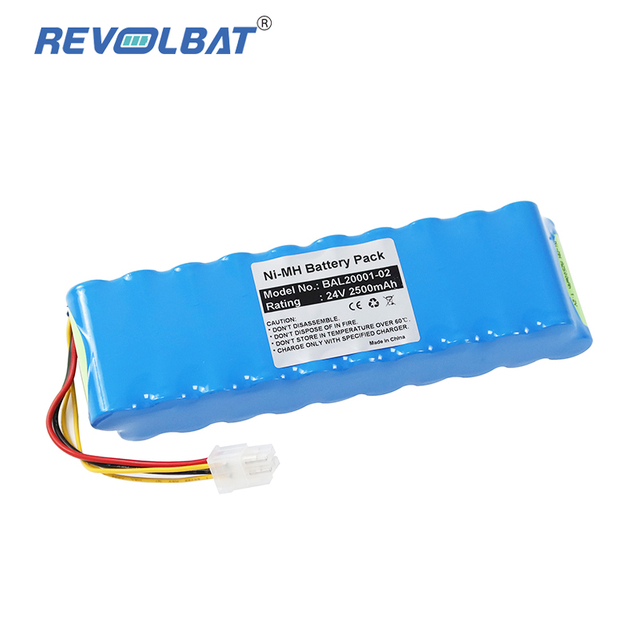 24V 2500mAh Nickel Metal Hydride Batteries BAL20001-02 NI-MH Battery for HillRom Medical Golvo 8000 8008 Portable Hoist