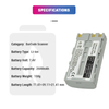 7.4V 2600mAh Li-ion Replacement FJ50L1-G HA-G20BAT HBM-CAS3000L Mobile Barcode Scanner Battery for Casio IT-9000 DT-X30 DT-X30G DT-X30GR-30C 