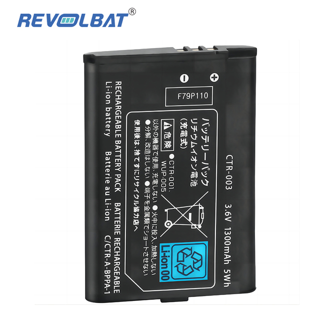 2000mAh 3.7V CTR-003 Rechargeable Lithium-ion Battery For Nintendo 2DS 3DS NEW 2DS XL