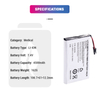Wholesale Replacement Fiber Optic Fault Locator Battery 7.4V 4500mAh Li-ion 01WQ0037-03 4-JS001P OTDR Battery for MTS-2000 VIAVI SmartOTDR