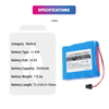 14.8V 2600mAh Li-ion Replacement FY-18650LP01555 ML1500 Medical Battery for million ML1200 Vital Signs Monitor battery