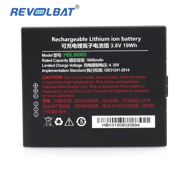 Hot Selling Lithium ion 3.8V 5000mAh rechargeable replacement HBL9000S battery for Urovo i9000s PDA mobile Barcode Scanner batteries