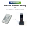 3.7V 1800mAh Rechargeable Li-po Li-ion Lithium Ion HA-F21LBAT Barcode Scanner Battery for DT-X7 DT-X7M10E DT-X7M10R