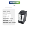 NI-MH 4.8V 2000mAh Rechargeable Ni-mh 28100010 1258-5050 KC55 K55 Cordless Electric Broom Vacuum Battery for Vacuum Cleaner