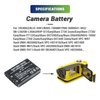 3.7V 1750mAh Li-ion Rechargeable KLIC-5001 DB-L50 NVP-D7 digital camera battery for Easyshare P712 P880 DX6490 DX7440 DX7590