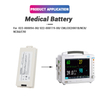 Lithium-ion 11.1V 4400mAh Li-ion Replacement 022-000094-00 022-000119-00 CMLI3X2I001B NC8 NC8A C90 for COMEN Medical ECG Monitor Battery