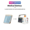10.8V 2600mAh Lithium ion Replacement li ion M4607A 989803148701 Vital Signs Monitor Medical Battery for MP2 X2 M3002A M8102A