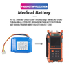 NI-MH 7.2V 2000mAh Replacement Nickel Metal Hydride Batteries BL-2000 BD-200 I76300 IT-6300 YBC-800A ART-3000B Battery for Medical OTDR