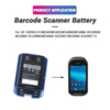  3.7V Barcode Scanner Replacement Battery for Symbol MC40 MC40C MC40N0 MC40N0-SCG3R00 MC40N0-SCJ3RM0 MC40N0-SLK3R0112 82-160955-01