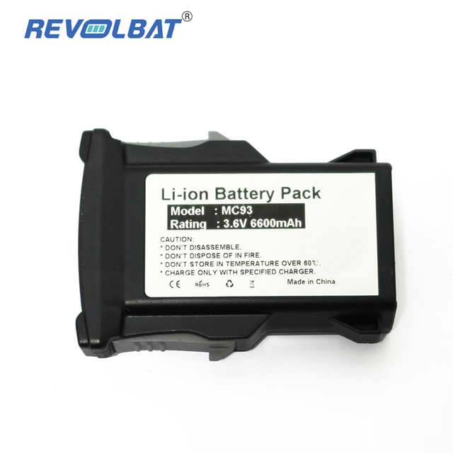 6600mAh 23.76Wh Barcode Scanner Battery for Zebra MC93 MC9300 Fits BT-000370 BTRY-MC93-FZ-10 BTRY-MC93-NI-10 MC93-STN-01