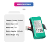 OEM ODM 7.2V Li-ion 2600mAh Rechargeable LD18650H Lithium Ion POS Terminal Battery for Landi A8 V5 Payment Terminal
