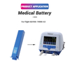 Lithium Ion LI-ION 14.8V 5200mAh Replacement V60-19000-63 Ventilators Medical Battery for Flight 60 Ventilator Monitor Batteries