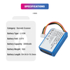 BP13-001080 E00913001 PCT3200 Barcode Scanner Li-ion Battery PDA Battery 3.7V 3000mAh for C-One E-ID XGK-C-ONE-E-ID Handheld Barcode Scanners