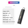 Li18S Li18S-5200 Li-ion 7.4V 5200mAh Replacement Lithium Ion Battery Medical Digital Power Meter Batteries for Bird 5000XT 5000-XT 5A5001-1 