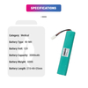 Medtronic Lifepak 20 Defibrillator Battery Replacement Physio-Control NI-MH 12V 3000mAh for LIFEPAK 20 MNMLP20 Alphasource AS30139 