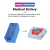 12V 2800mAh LiMnO2 4-07-0001 HYB 18-0075 HYB 15-0040 HYB-140-0023 FA 12-06466 Medical Battery For FRED EASY Defibrillator