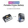 Wholesale Lithium-ion Rechargeable 7.4V 1500mah 1013AB01 318-049-001 Li-ion battery for Intermec PR2 PR3 Portable Printer