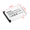 Rechargeable Cell Camera Battery Li-40B 42B EN-EL10 Lithium Battery 3.7V 1200mAh Li40B for Nikon Fuji FNP-45 Li-42B CNP-80 K700
