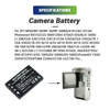 Replacement 3.7V 1200mAh NP-60 COMA-BP1 NP60 DB-40 Camera Li-ion Battery for OPTIMA 2338mT DZO-Z53 MZ-DV DZO-Z33 Zoom DV