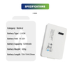 Li-ion 14.52V 5200mAh M0058-0 M0058-1 M0058-2 Lithium Ion Medical Defibrillator Battery For Mediana D500 Batteries