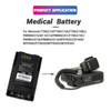 3.6V 2700mAh Walkie Talkie Battery for Motorola MTP850 MTP800 CEP400 FTN6574 FTN6574A PMNN6074 AP-6574 PMNN4351BC Radio