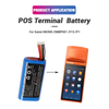 Payment Terminal Replacement Battery For Sunmi V1S V2 P1 SMBP001 SM-INR18650M26-1S2P 5200mAh 19.24Wh Payment Terminal