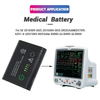 11.1V 2600mAh li-ion replacement 2016989-002 2016989-003 DR203 medical Vital Signs Monitor battery for Solar 8000i Ge 8000 B850