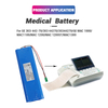 NI-MH 9.6V 3800mAh High Quality Replacement 303-442-70 303 44270 30344270 Medical ECG Battery for MAC 1000 1200 MAC1100 