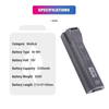 Replacement MAC 3500 Battery 3500mah Nimh 900770-001 MED0118 AS30200 Medical ECG Battery for GE MAC 5000 MAC 5500 MAC 5500 HD 