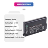 ME202C Battery 10.8v 7800mAh Li-ion battery for Philips ME202EK 989803194541 VS2 VM4 VM6 VM8 VM3 Vital Signs Monitor Battery 