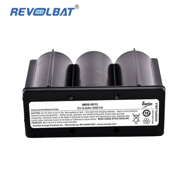 Medical UGB New 0819-0012 Battery Hawker Cyclon Battery 6V 8AH For Philips Agilent A3 0859-0012 Vital Sign Monitor Battery