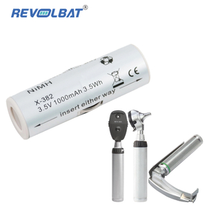 Heine X-382 X-002.99.382 X-02.99.380 NiMH 3.5 Volt 1000mAh Ni-mh Replacement Medical Battery for Ophthalmoscope Beta 200 Otoscope Handles