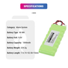 Wholesale OEM ODM Ni-MH 9.6V 1800mAh 0-9912-G GP180AAH8BMX 103-300672 Alarm System Battery for Visonic Powermax Pro Amber Select