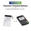 3.7V 1250mAh Lipo EVE P0750-LF Battery for Payment Terminal Ingenico Link2500 Link 2500