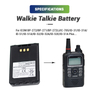 BP-272 Battery 1880mAh Replacement Li-ion Battery for ICOM ID-31A ID-31E ID-51A ID-51E Two Way Radio Battery with Belt Clip