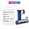 Rechargeable Pos Terminal Battery IS1130G lithium rechargeable battery 3.7V 2600mAh for PAX S920