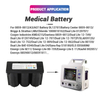 High Quality Sealed Lead 6V 8000mAh Replacement 0859-0012 Vital Signs Monitor Medical Battery for Philips A3 Agilent A3 ADI / Ademco 465680