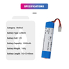 12V 3000mAh Li/Mn02 Battery Pack 00185-2 7919-2 B11387 Replacement Battery for AED 10 LIFEQUEST POWERSTICK 2 AMED0027
