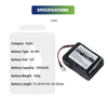 12V 2000mAh NI-MH Ni-mh 533-000050 HRMR15/51 NT210AAHCB10YMXZ XR0001 Radio Battery for Squeezebox Radio X-R0001